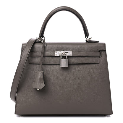 Hermes Epsom Kelly Sellier 25 Etain 1 of 10