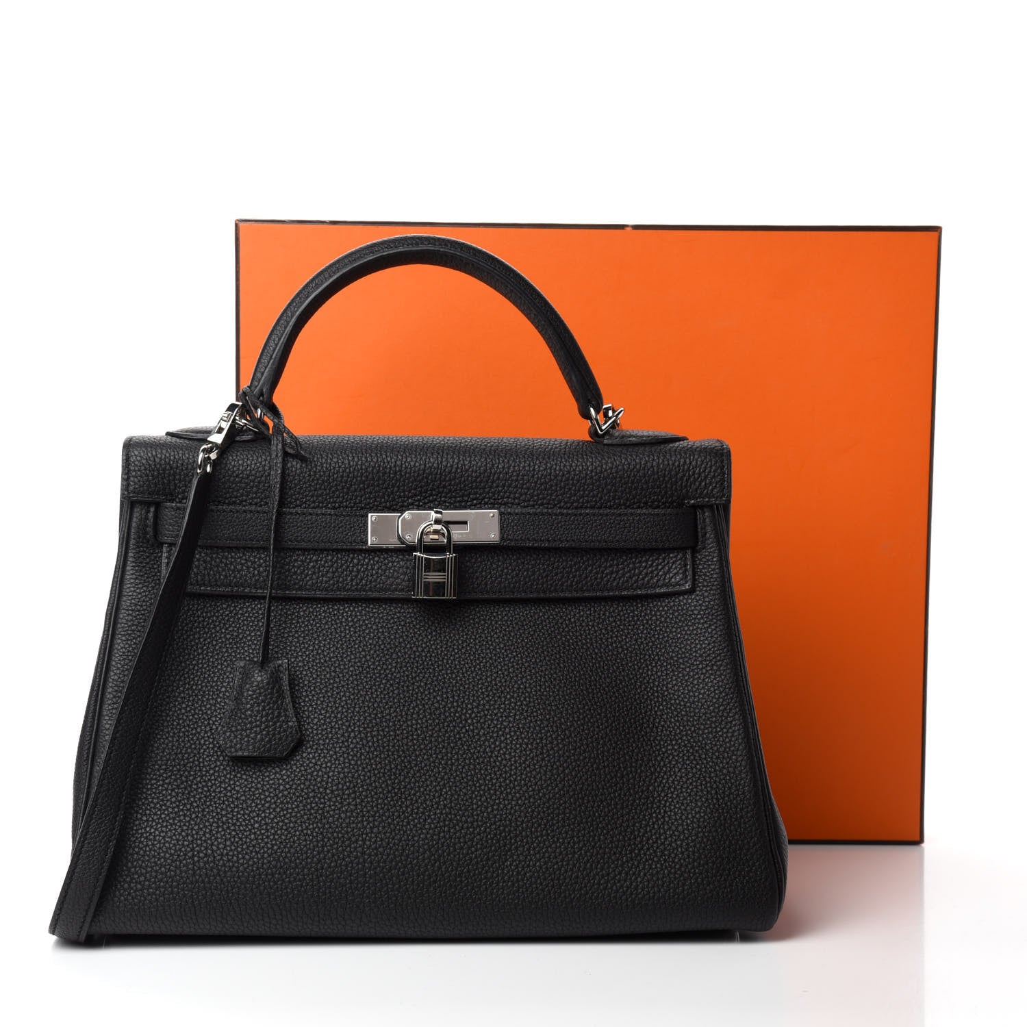 Hermes Togo Kelly Retourne 32 Black 39 of 39