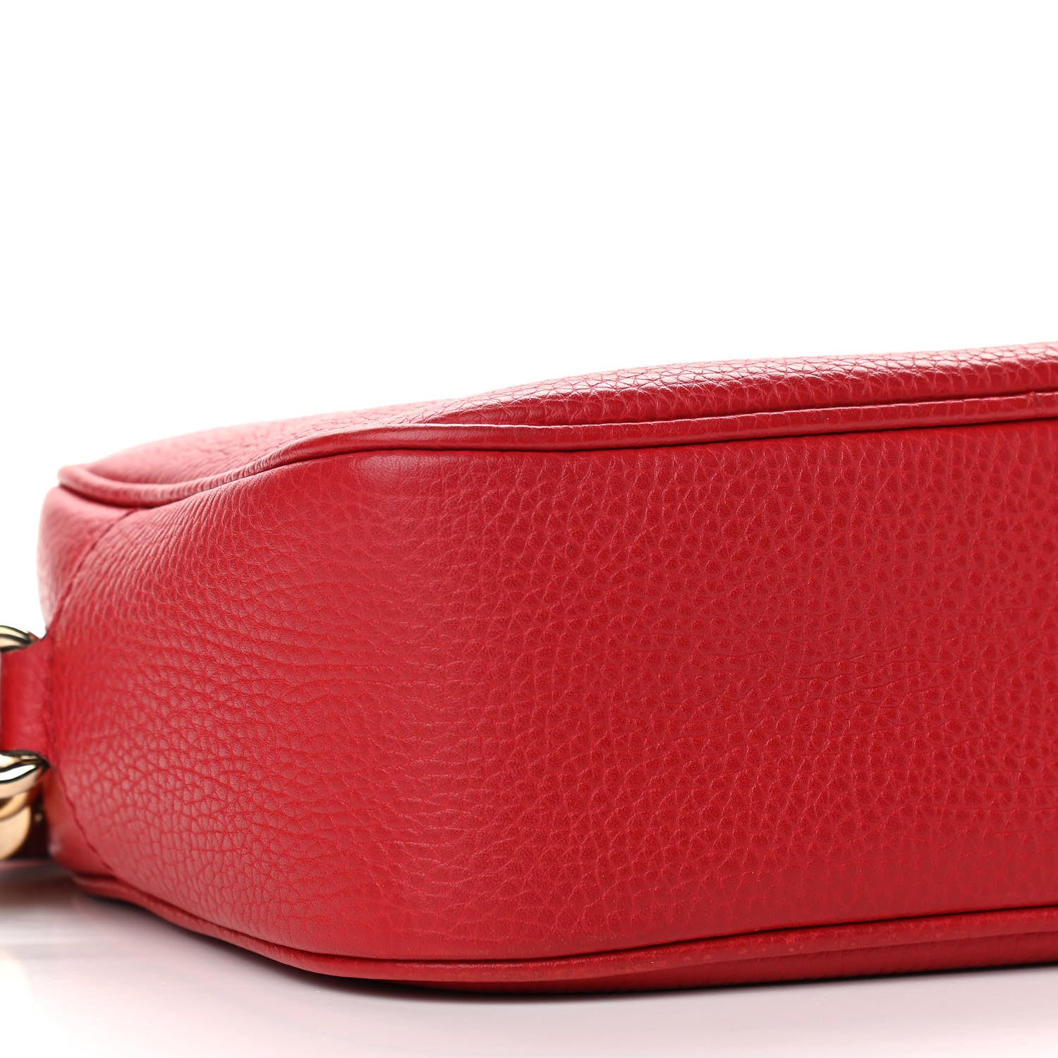 Gucci Pebbled Calfskin Small Soho Disco Bag Tabasco Red 8 of 11