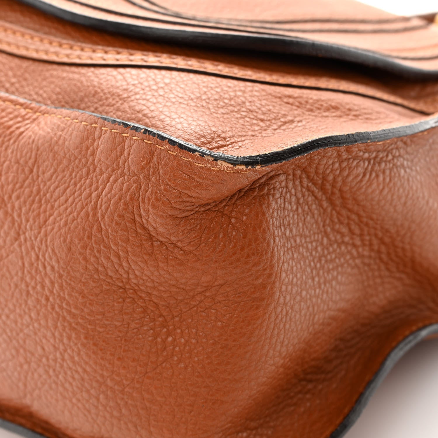 Chloe Calfskin Medium Marcie Satchel Tan 10 of 23