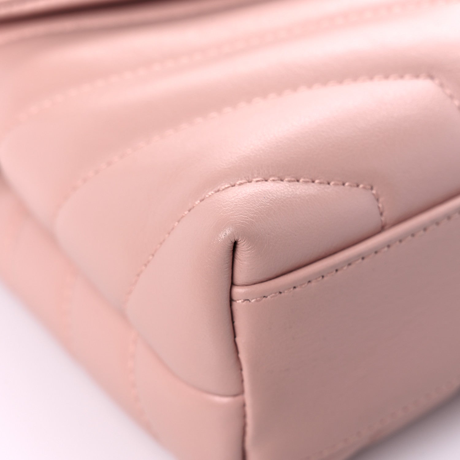 Saint Laurent Calfskin Y Quilted Monogram Toy Loulou Chain Satchel Pale Pink 9 of 14
