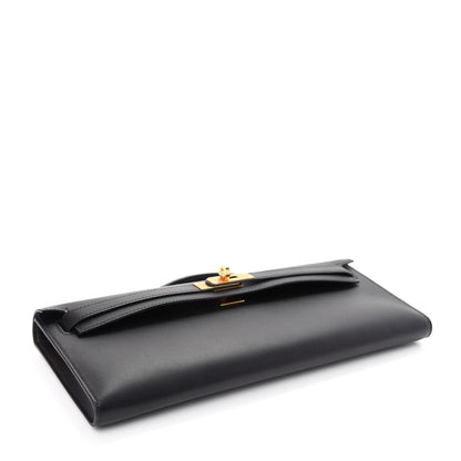 Hermes Swift Kelly Cut Clutch Pochette Black 4 of 8