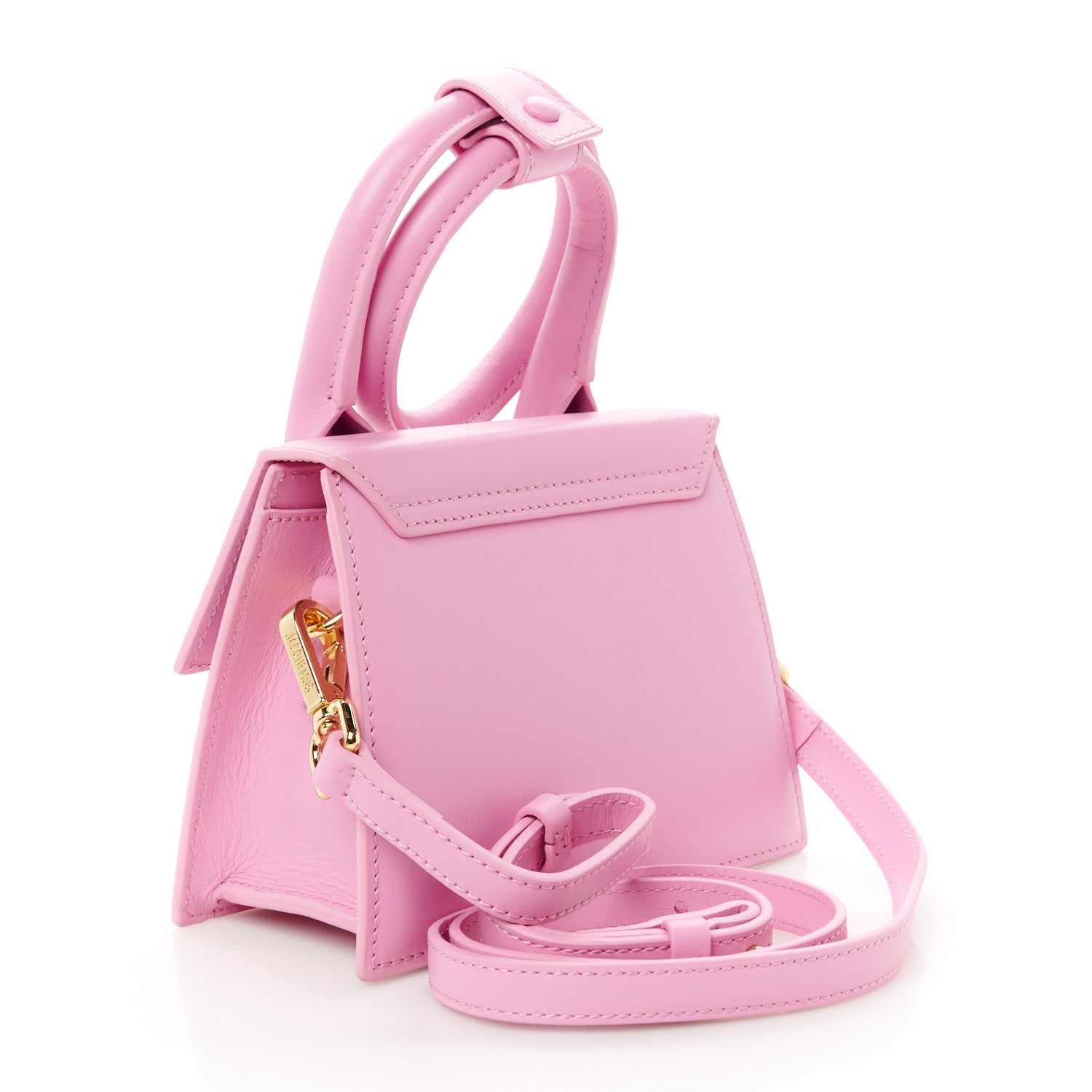 Jacquemus Smooth Calfskin Le Chiquito Noeud Light Pink 3 of 9