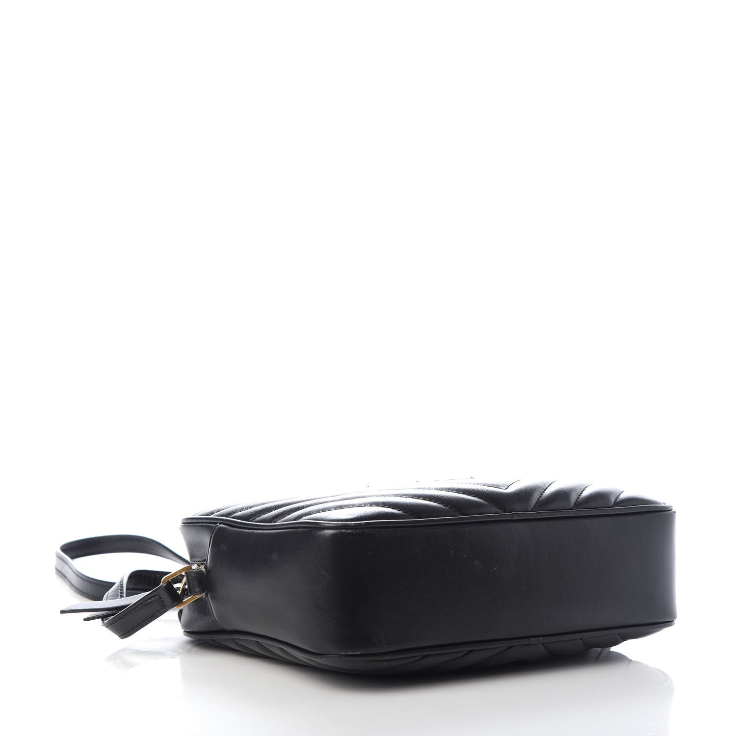 Saint Laurent Calfskin Matelasse Monogram Lou Camera Bag Black 4 of 9