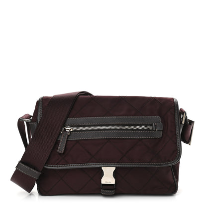 Prada Nylon Tessuto Impuntu Quilted Messenger 1 of 10