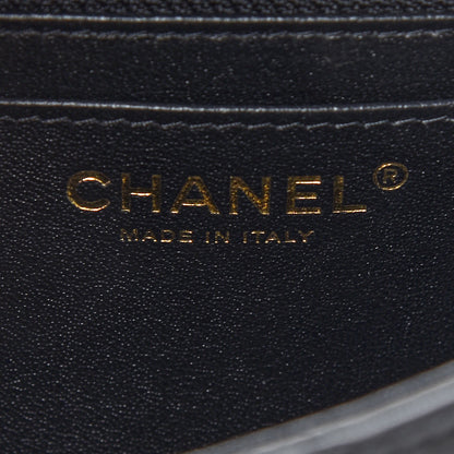 Chanel Lambskin Quilted Mini Square Flap Black 6 of 9