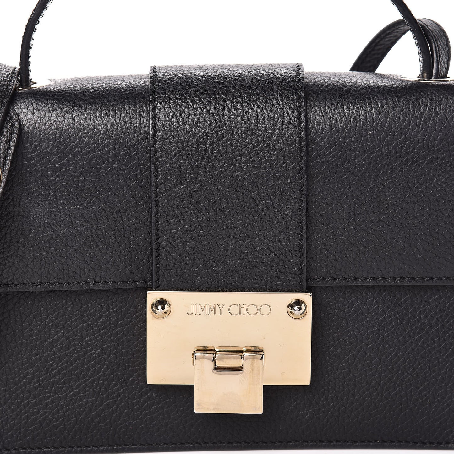 Grainy Pebbled Rebel Crossbody Bag Black