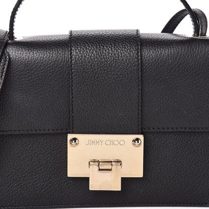 Jimmy Choo Grainy Pebbled Rebel Crossbody Bag Black 9 of 12