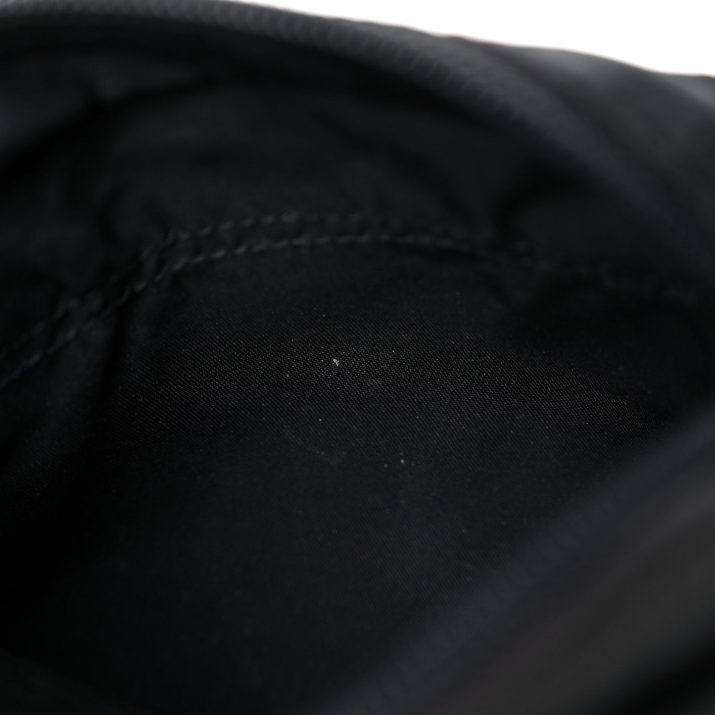 Nylon Vela Flat Messenger Bag Black