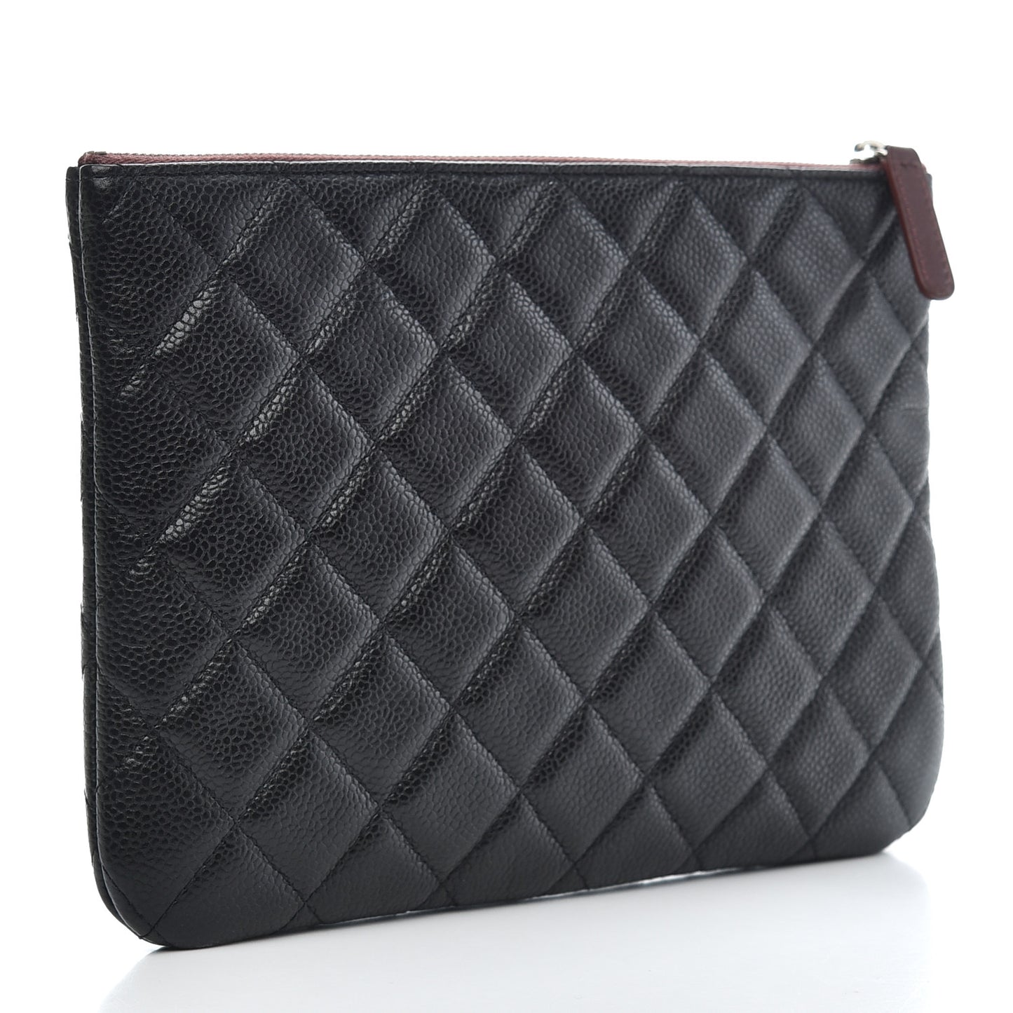 Caviar Quilted Medium Cosmetic Case Black