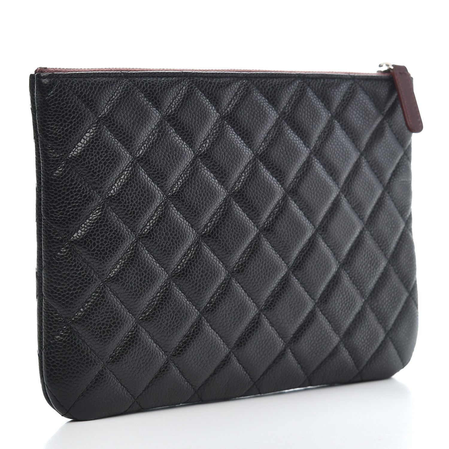Chanel Caviar Quilted Medium Cosmetic Case Black 3 of 8