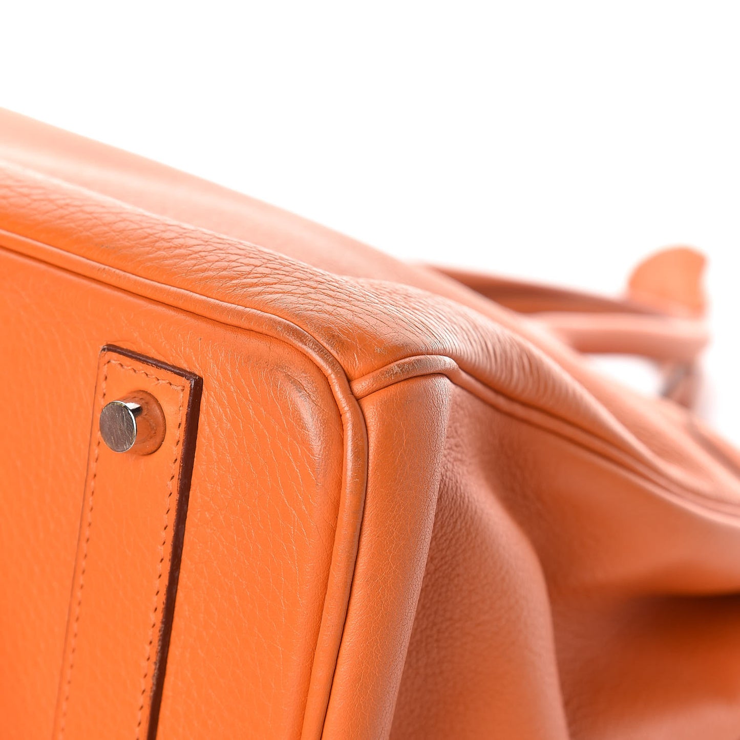 Taurillon Clemence Birkin 40 Orange