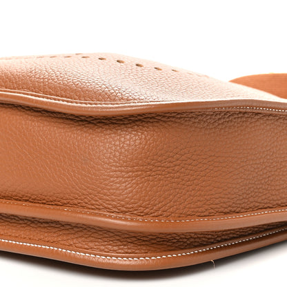 Hermes Taurillon Clemence Evelyne III PM Gold 10 of 10