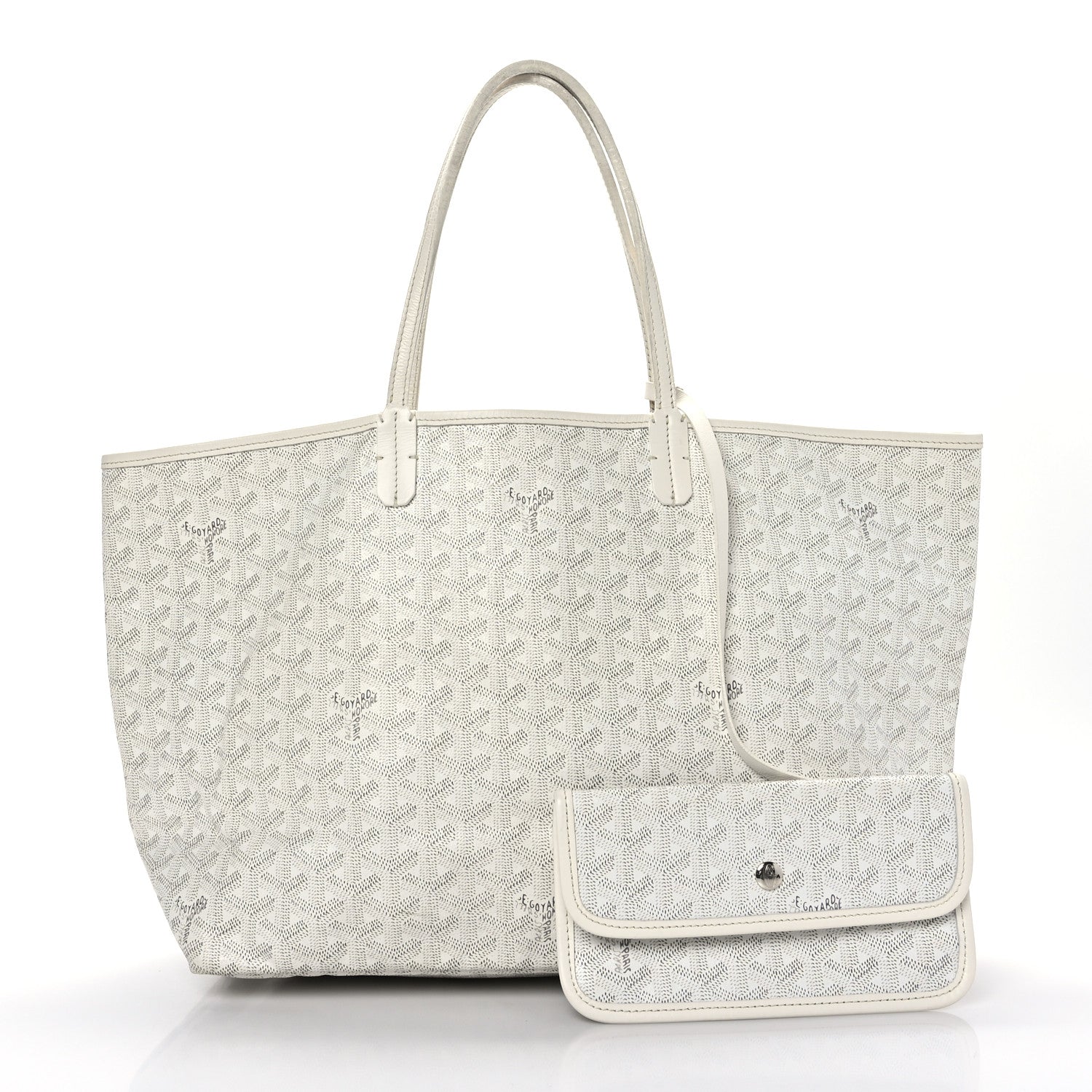 Goyard Goyardine Saint Louis PM White 3 of 9
