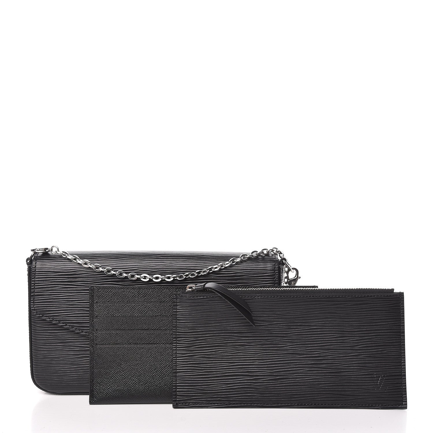 Louis Vuitton Epi Pochette Felicie Black 15 of 15