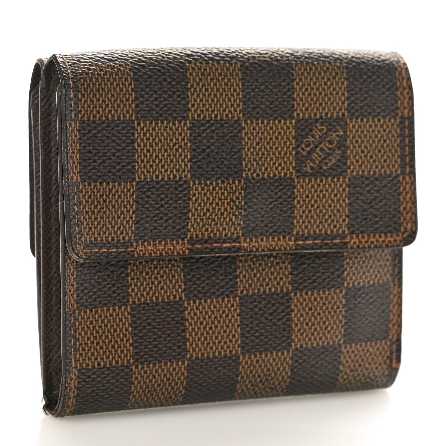 Louis Vuitton Damier Ebene Elise Wallet 3 of 9