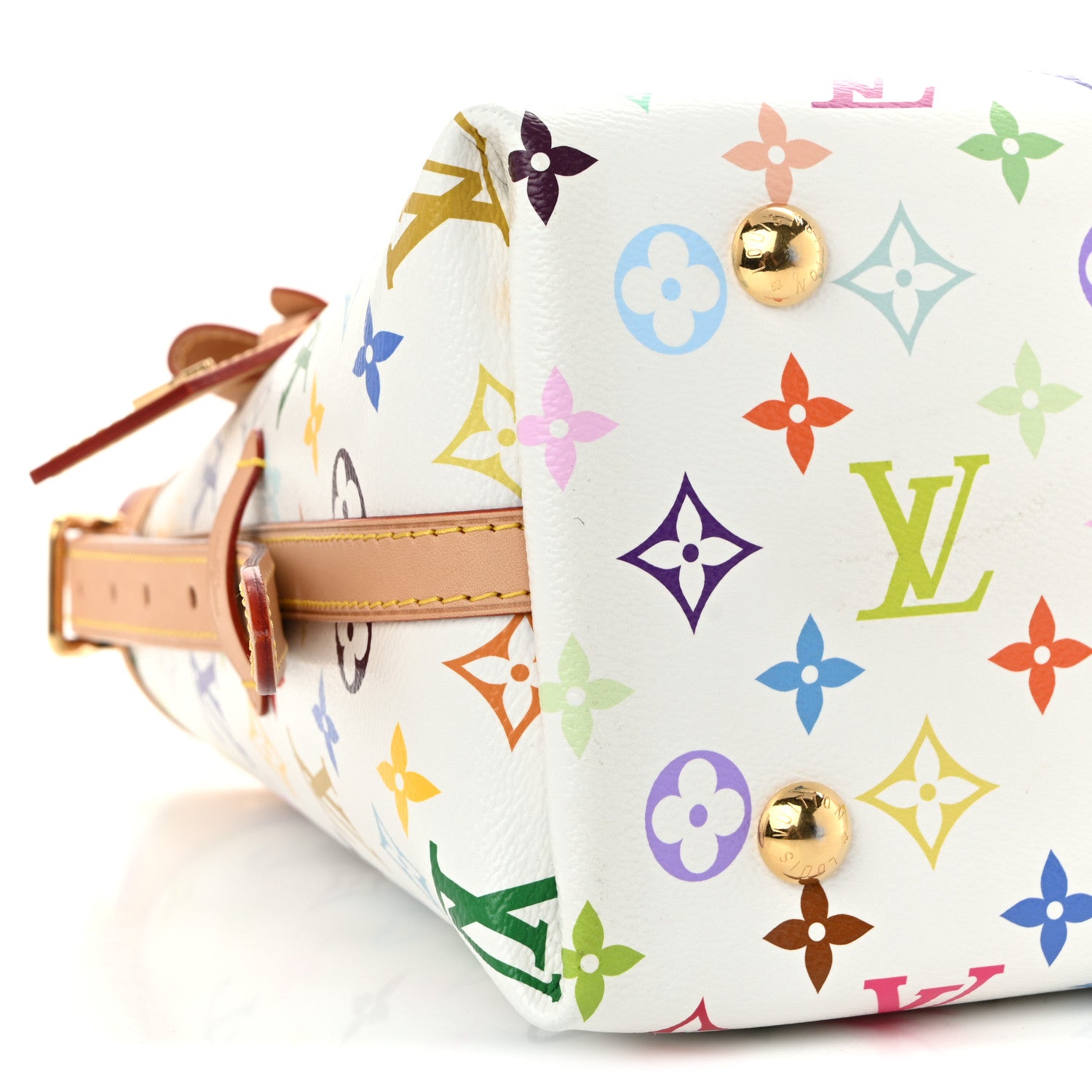 Louis Vuitton LV X TM Monogram Multicolor CarryAll PM White 10 of 11