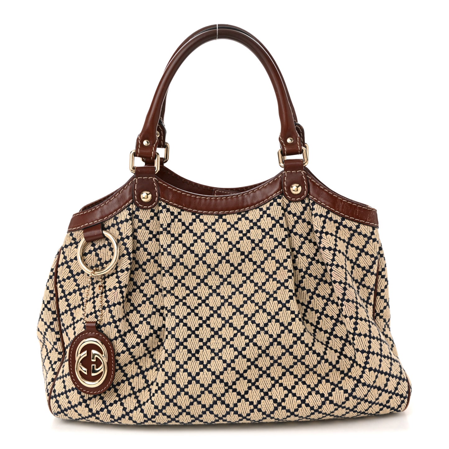 Diamante Medium Sukey Tote Brown
