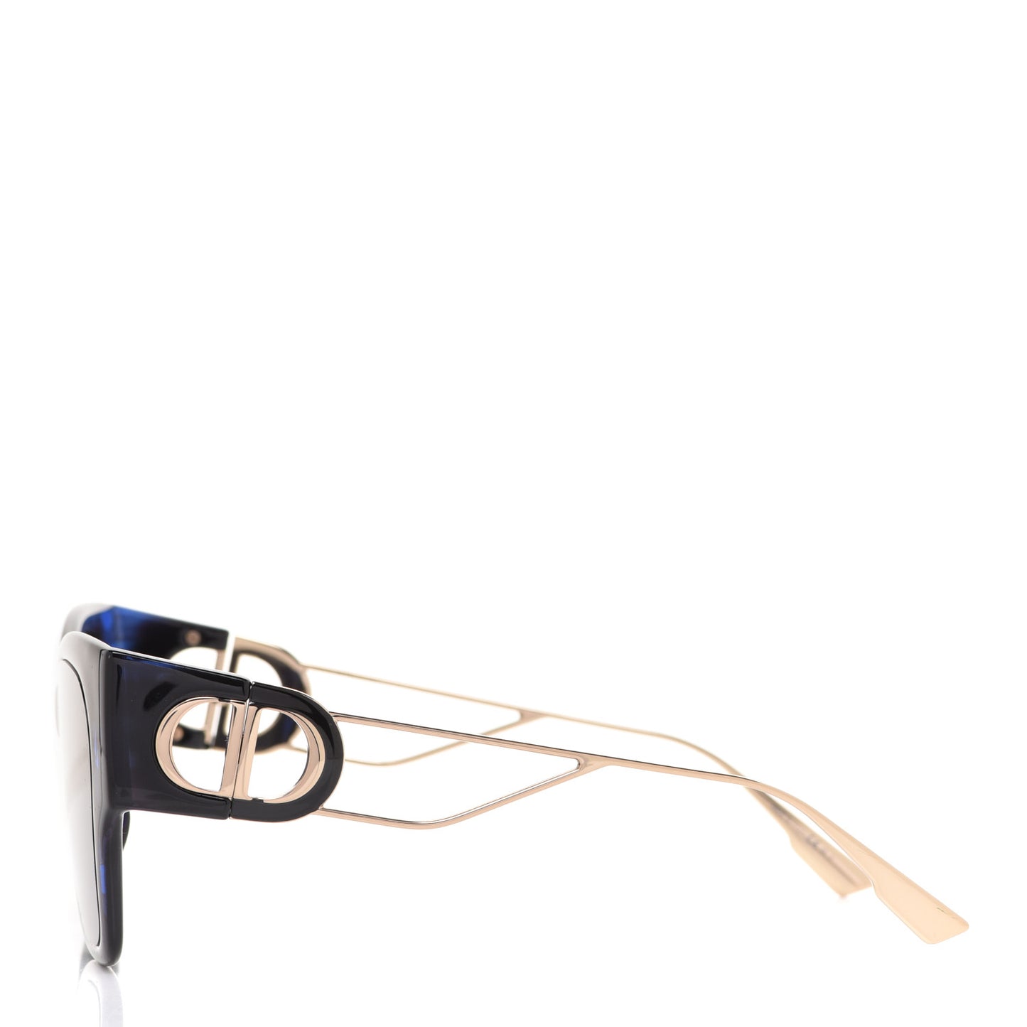 Acetate Rectangular 30 Montaigne 1 Sunglasses Blue