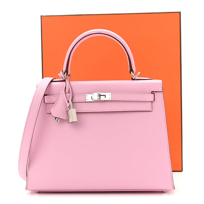 Hermes Epsom Kelly Sellier 25 Mauve Sylvestre 10 of 10