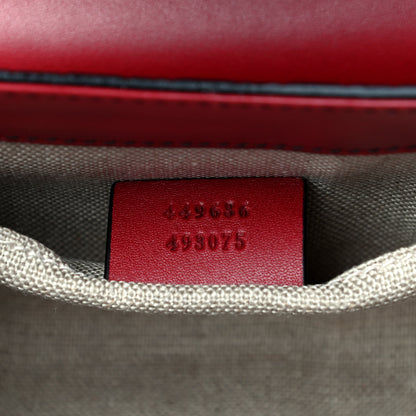 Gucci Soft Microguccissima Mini Emily Chain Shoulder Bag Rosso 7 of 9