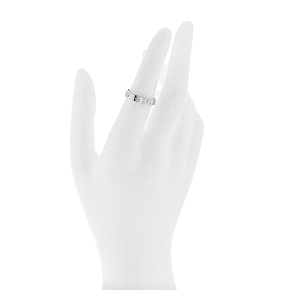 Cartier 18K White Gold 3.5mm LOVE Wedding Band Ring 52 6 2 of 4