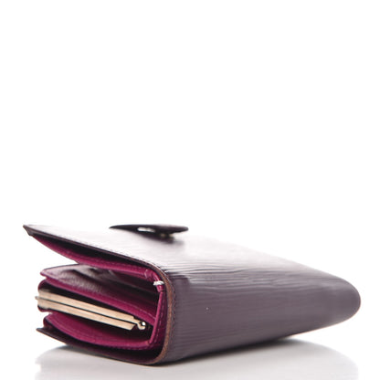 Louis Vuitton Epi French Purse Wallet Cassis 4 of 11