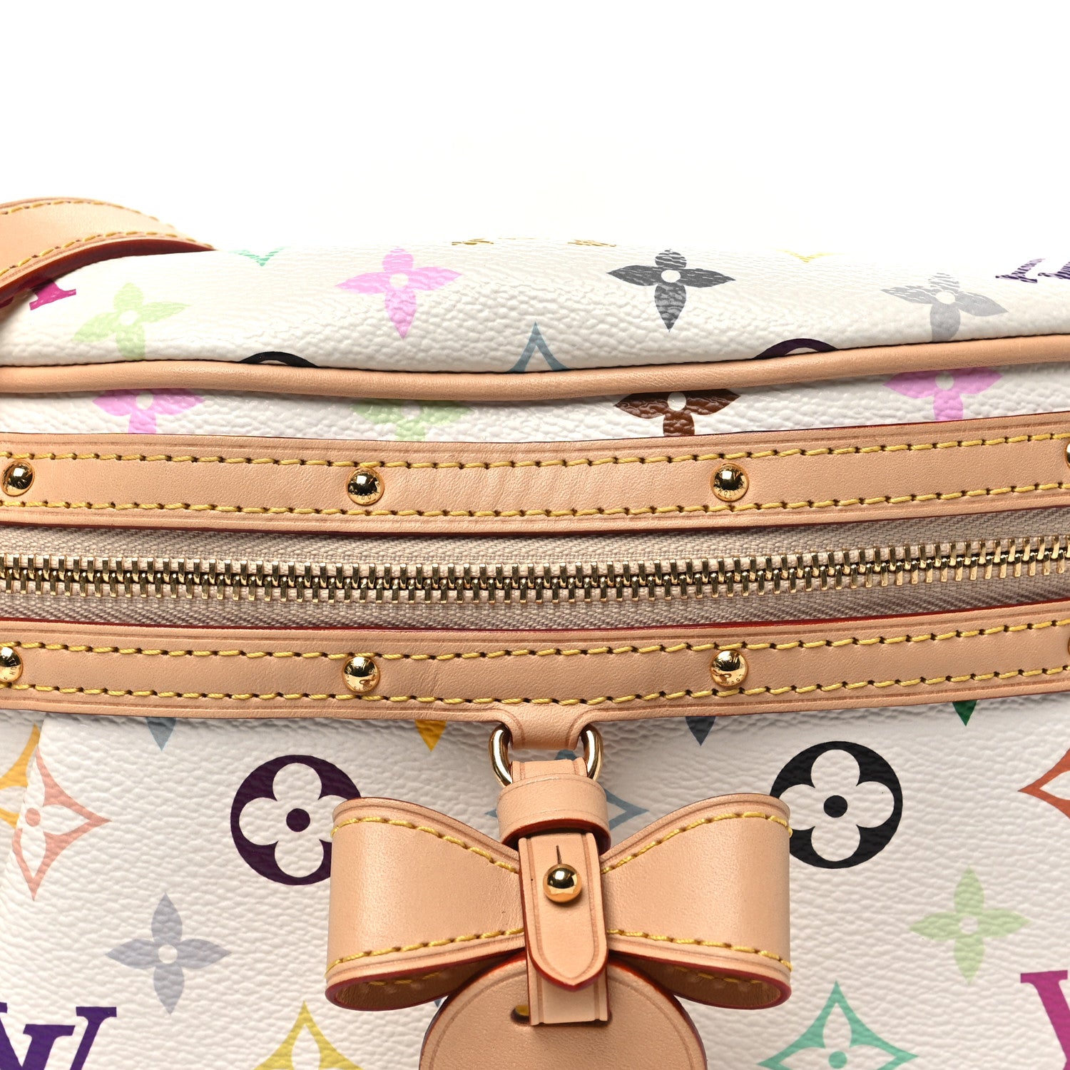 Louis Vuitton LV X TM Monogram Multicolor High Rise Bumbag White 7 of 10