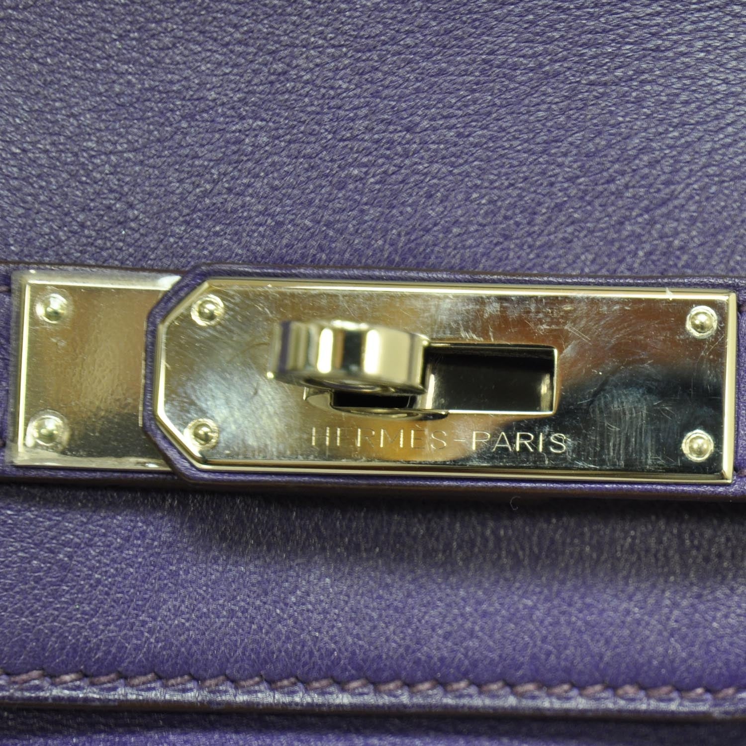 Hermes Swift Birkin 35 Iris Purple 8 of 8