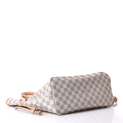 Louis Vuitton Damier Azur Neo Neverfull MM Rose Ballerine 5 of 10