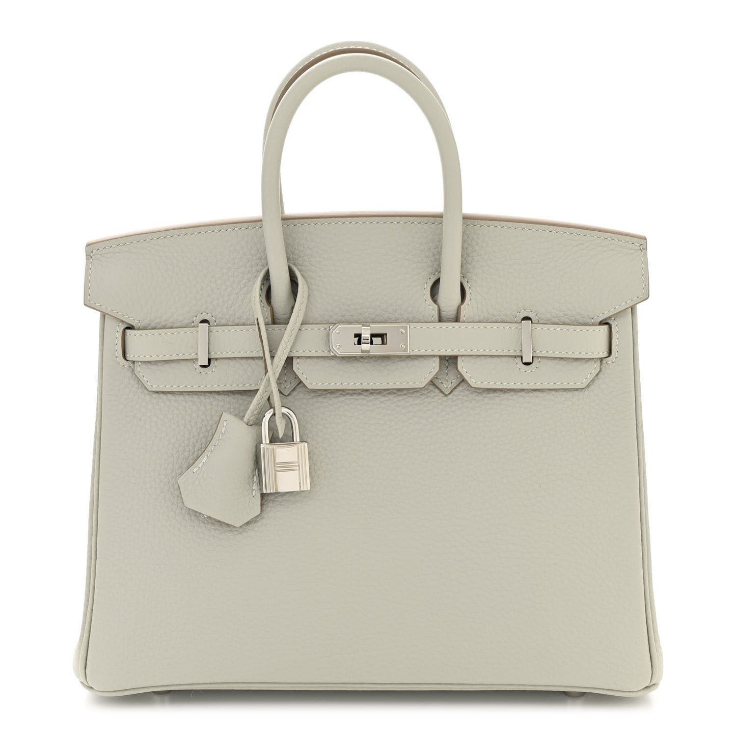 Togo Verso Birkin 25 Gris Perle Nata