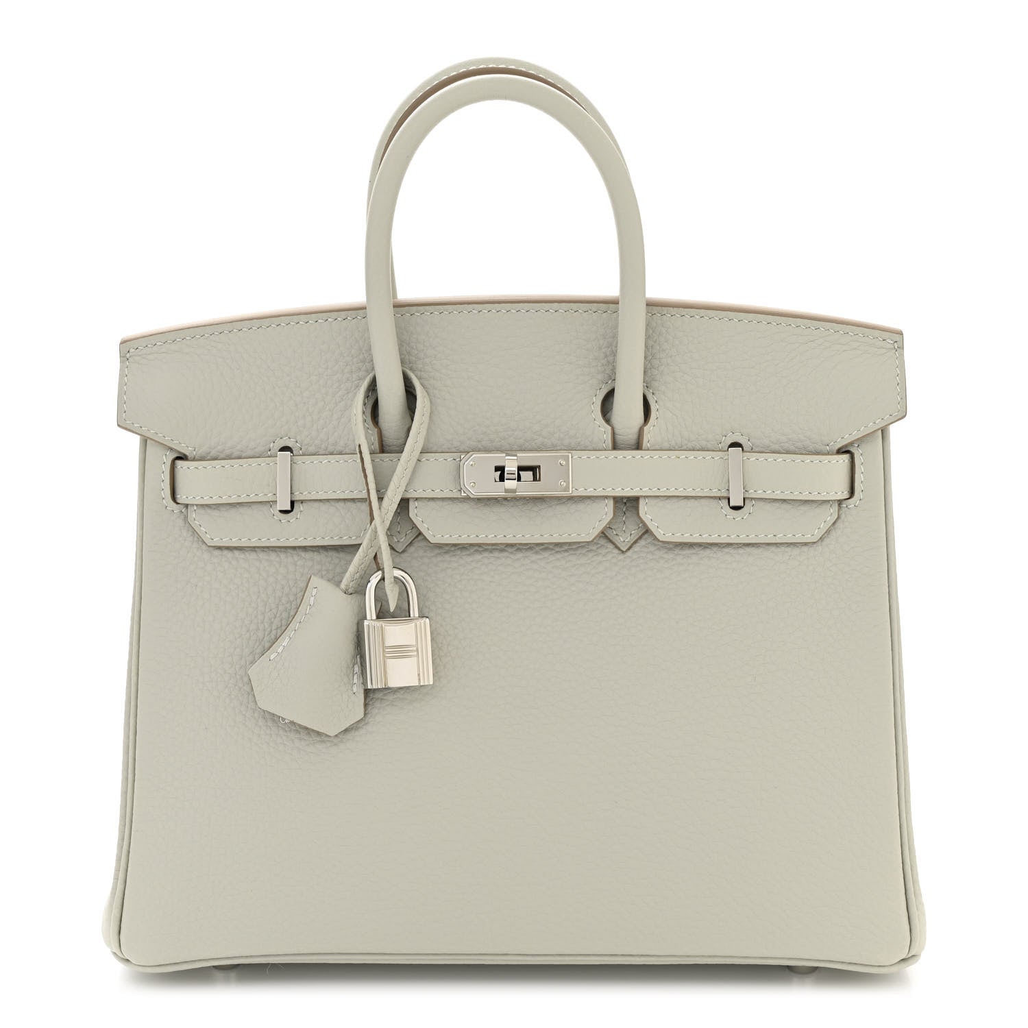 Hermes Togo Verso Birkin 25 Gris Perle Nata 1 of 11