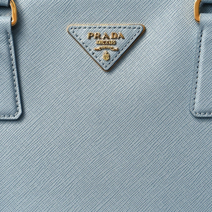 Prada Saffiano Medium Galleria Double Zip Tote Lago 8 of 10
