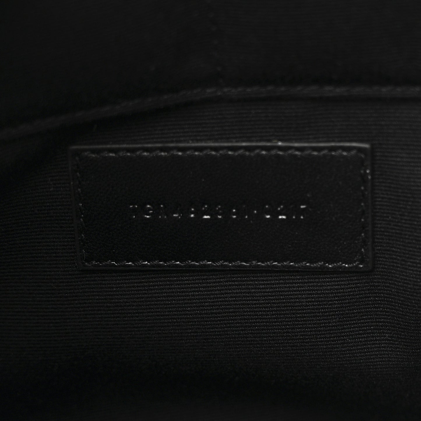 Calfskin Crocodile Embossed Document Holder Black