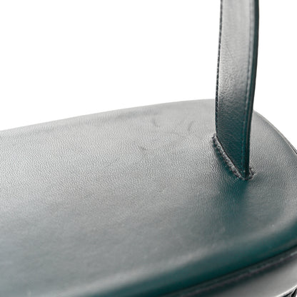 Chanel Lambskin Straw Basket Top Handle Bag Navy 13 of 15