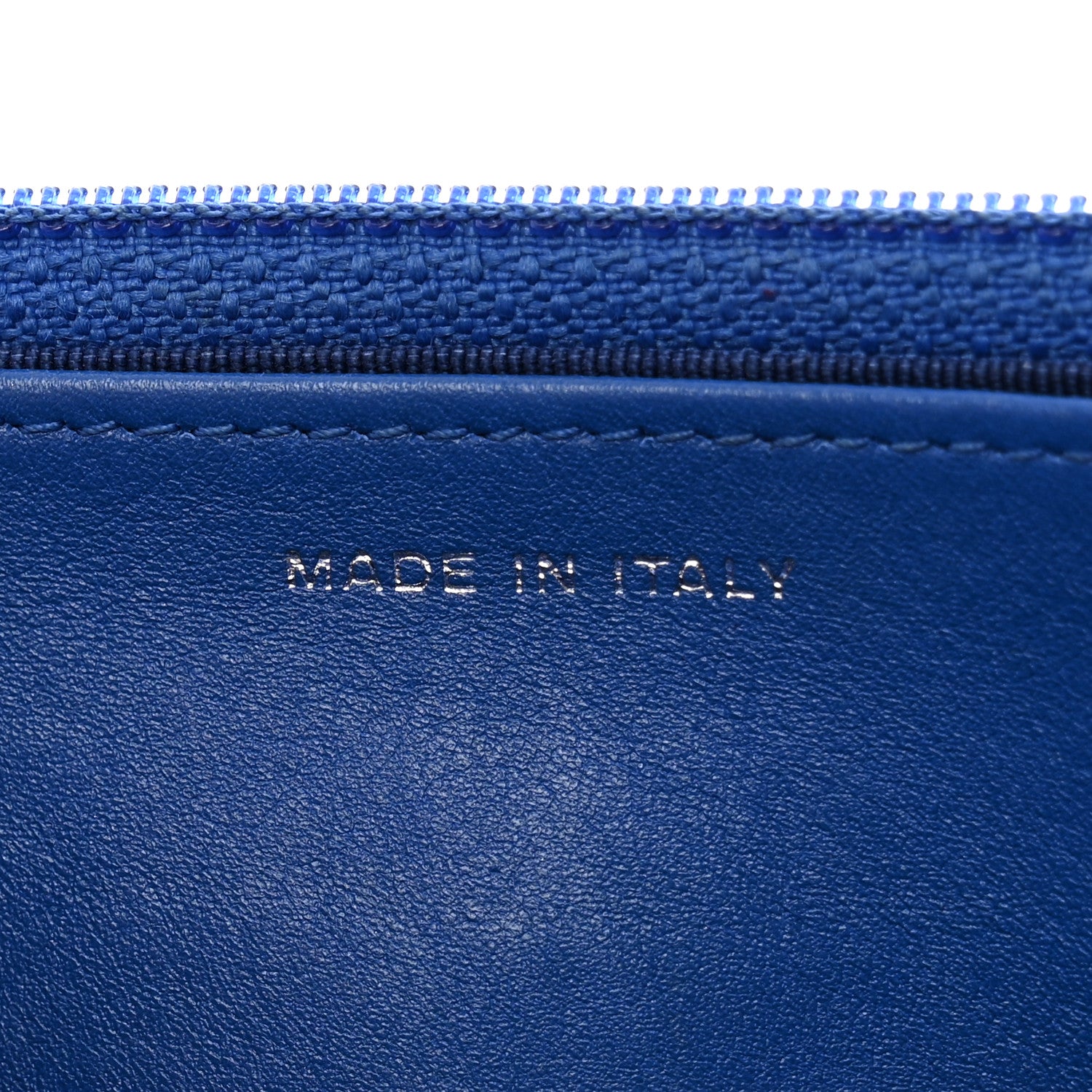 Chanel Patent Quilted Wallet On Chain WOC Dark Blue 8 of 15