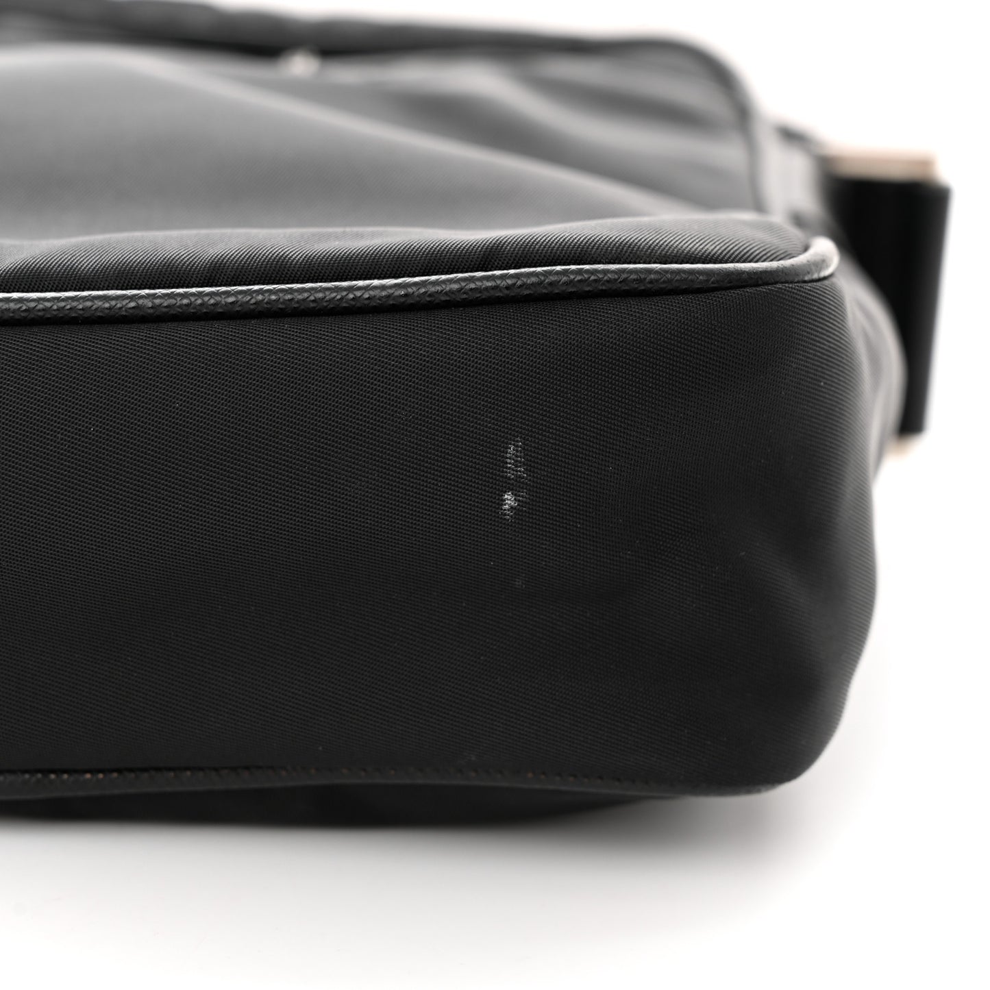 Tessuto Nylon Saffiano Crossbody Black