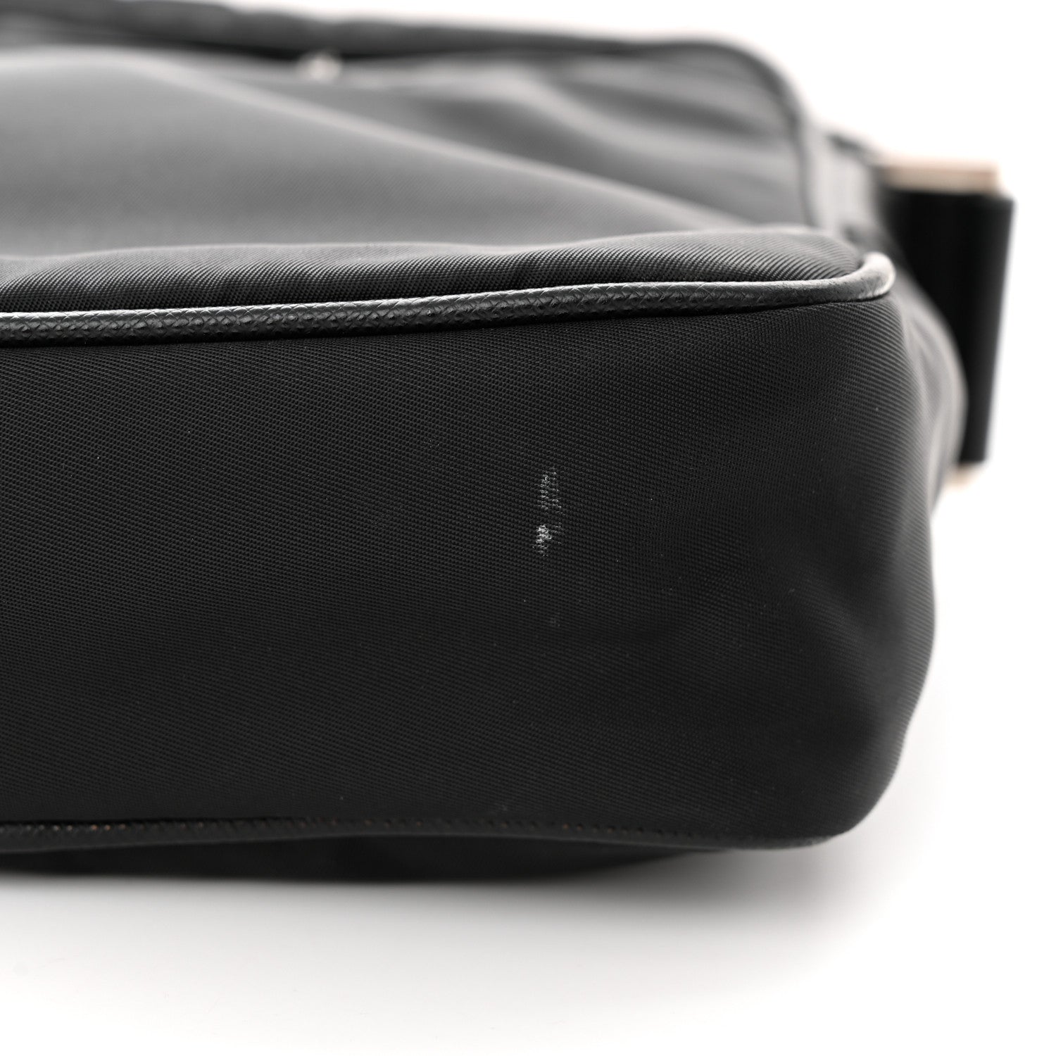 Prada Tessuto Nylon Saffiano Crossbody Black 11 of 14