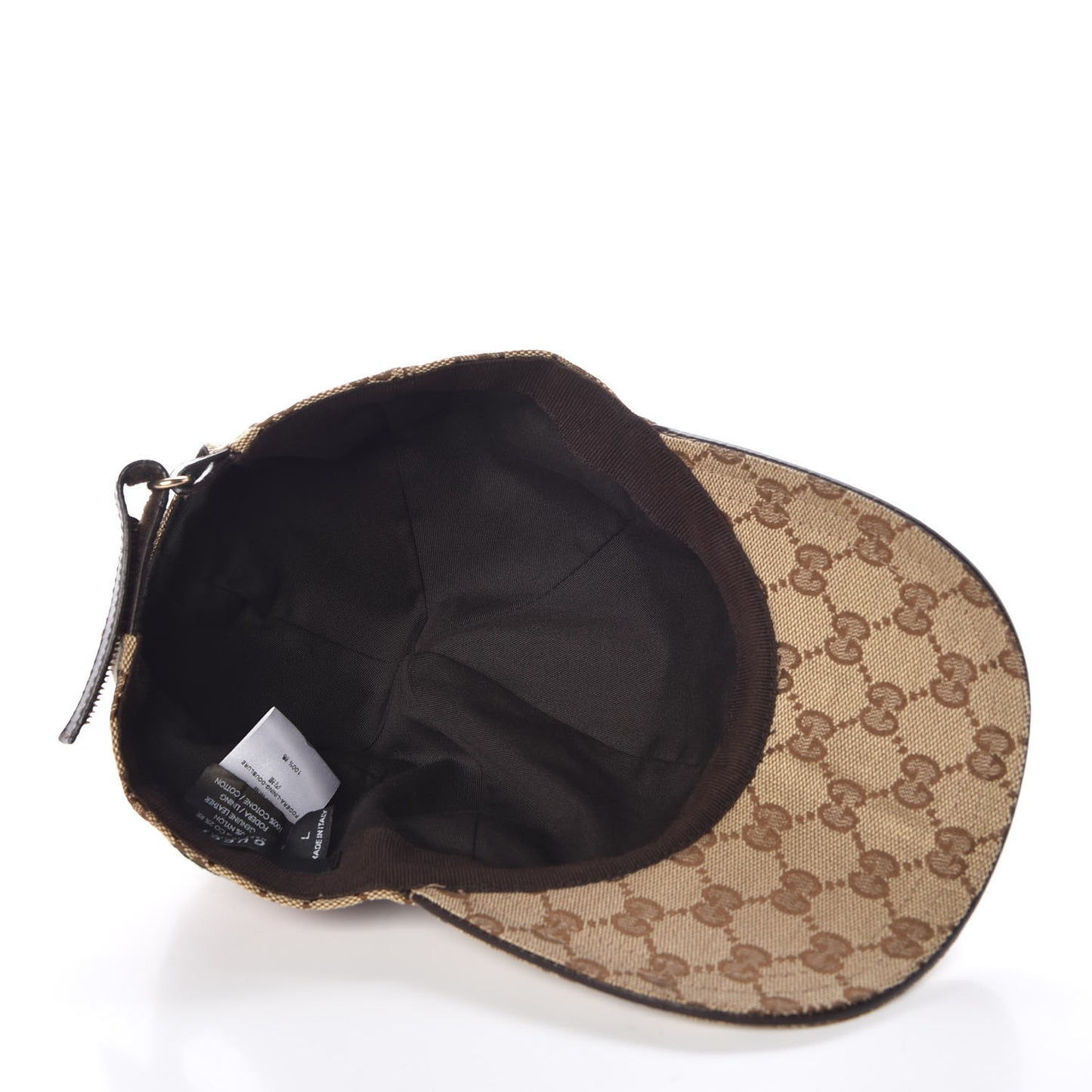 Monogram Web Baseball Hat L Beige Cocoa