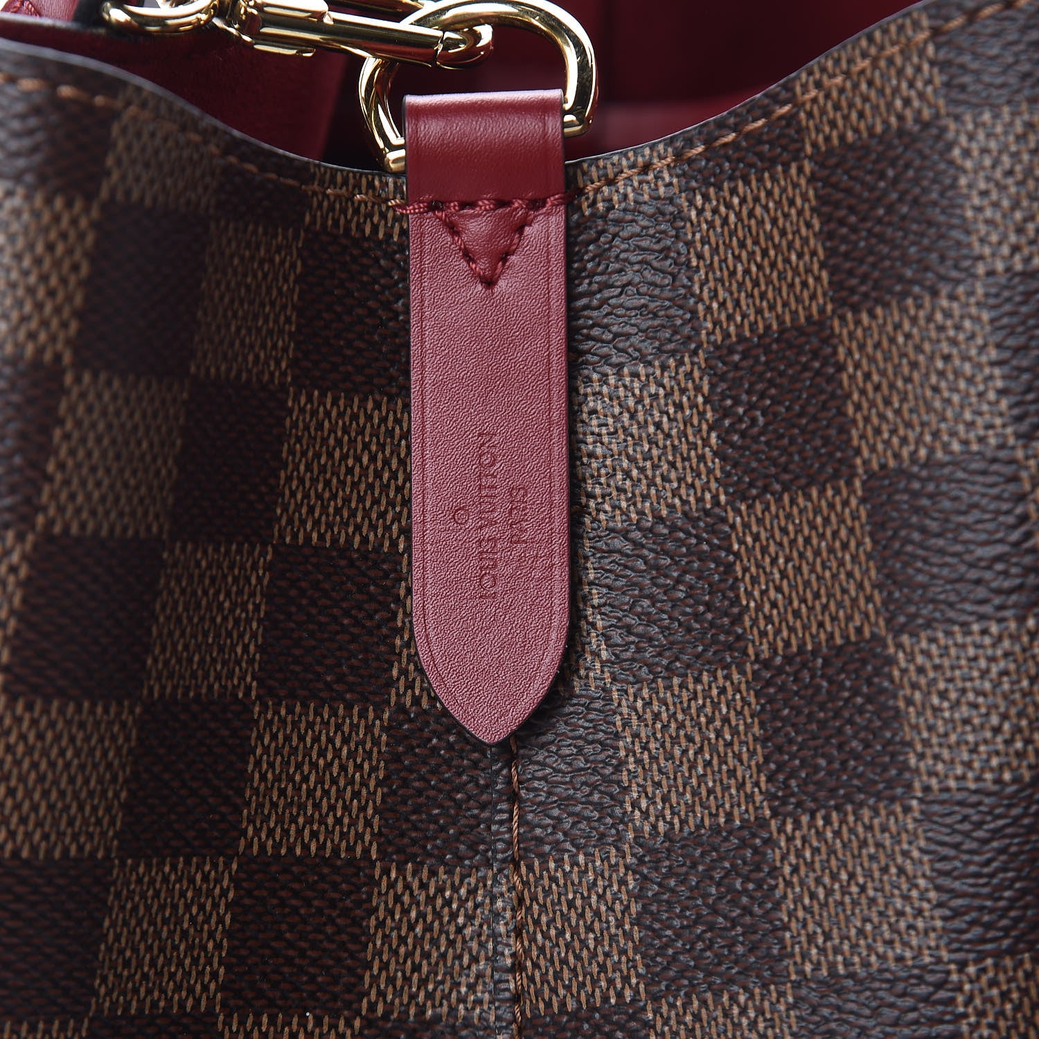 Louis Vuitton Damier Ebene Neonoe MM Cherry Berry 6 of 9