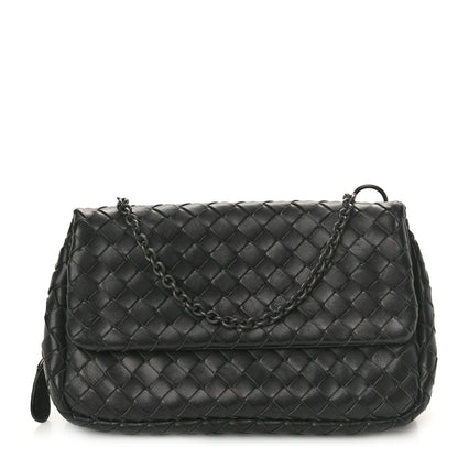 Bottega Veneta Nappa Intrecciato Small Chain Crossbody Black 1 of 11