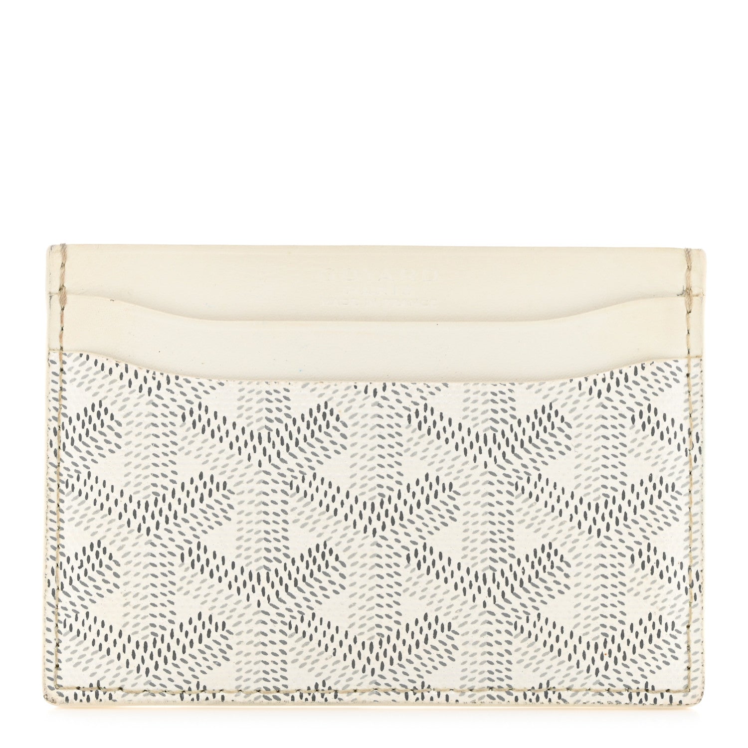 Goyard Goyardine Saint Sulpice Card Holder White 1 of 9
