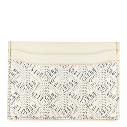 Goyard Goyardine Saint Sulpice Card Holder White 1 of 9