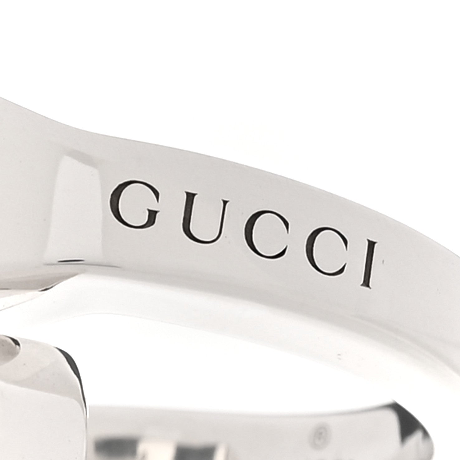 Gucci Sterling Silver Chiodo Double Nail Ring 54 7 1872866