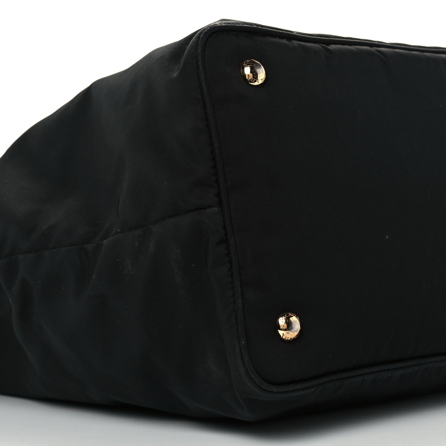 Tessuto Nylon Saffiano Tote Black