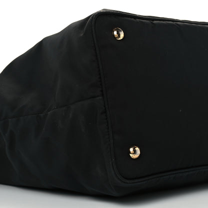 Prada Tessuto Nylon Saffiano Tote Black 10 of 13