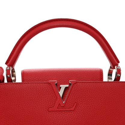 Louis Vuitton Taurillon Capucines BB Rubis 5 of 10