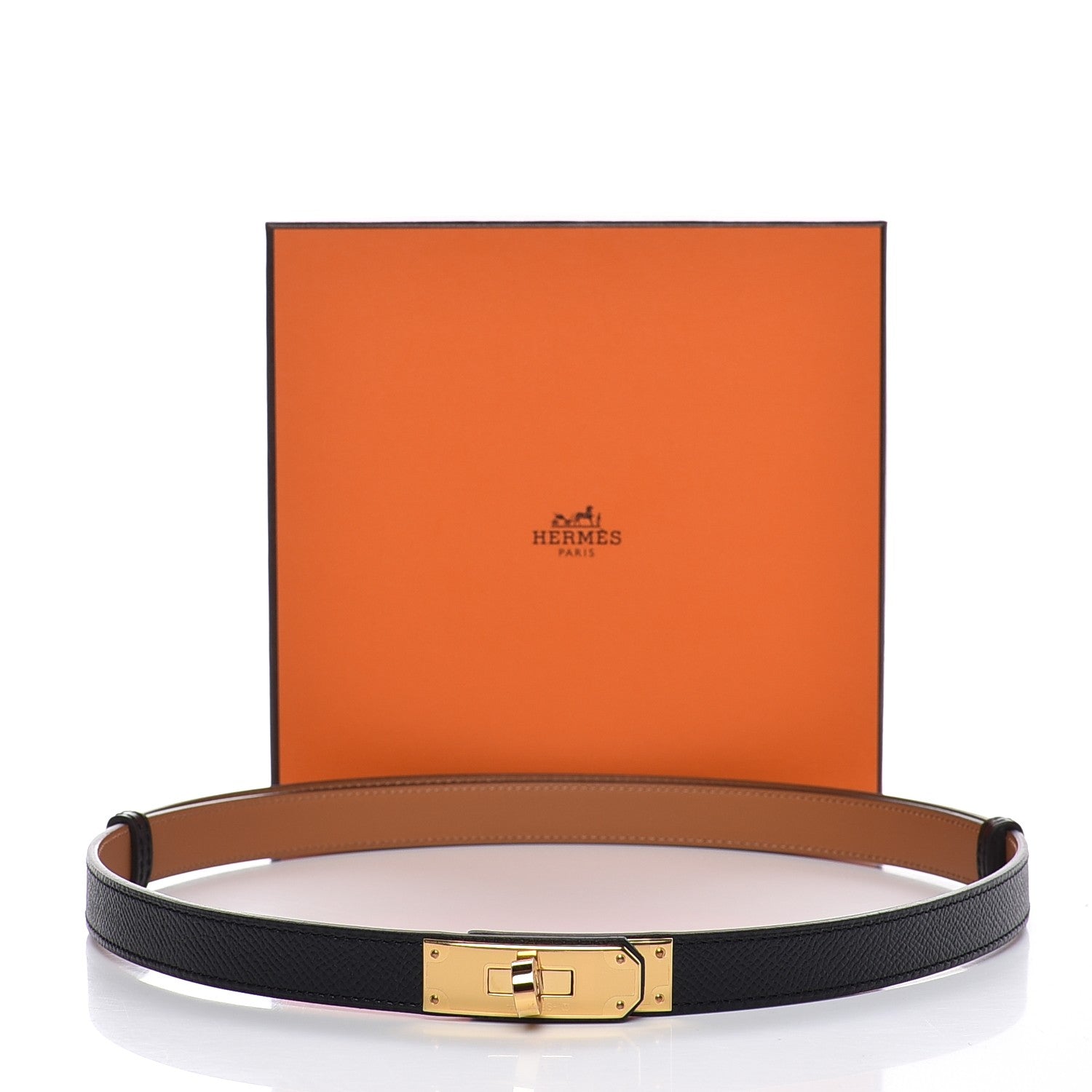 Hermes Epsom Kelly Belt Black 5 of 5