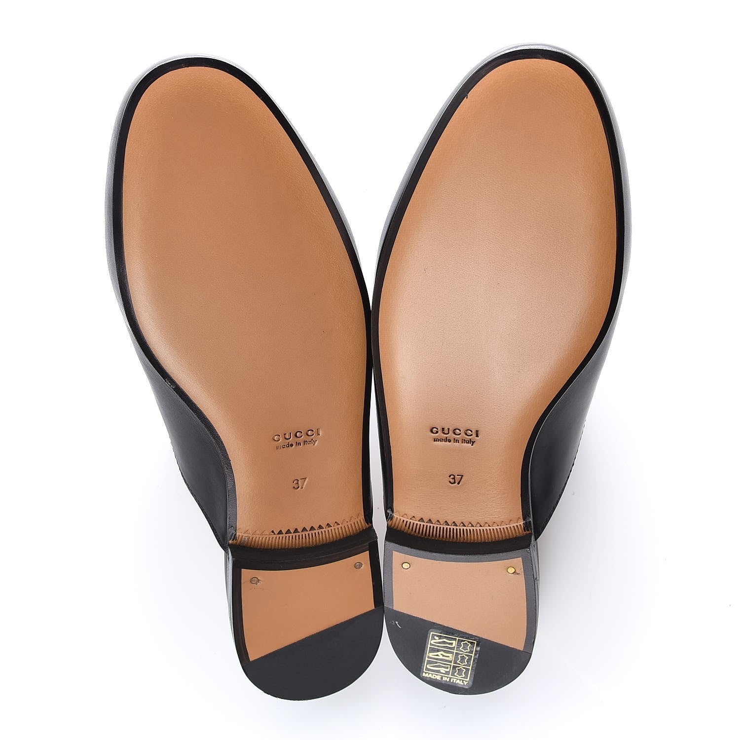 Gucci Calfskin Womens Princetown Slippers 37 Black 8 of 9