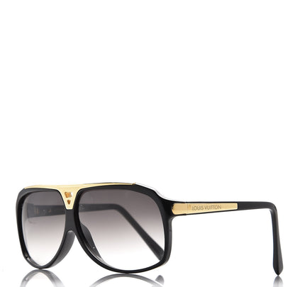 Louis Vuitton Acetate Evidence Sunglasses Z0350W Black 1 of 7